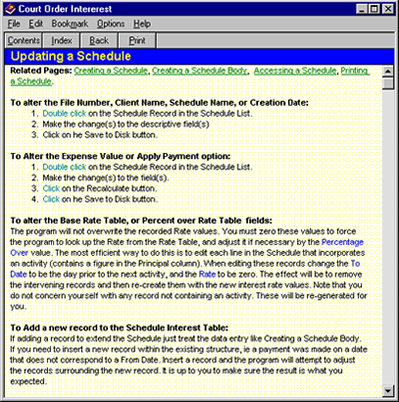 Image of Help Window